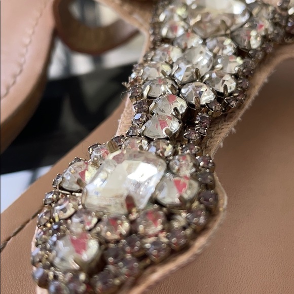 ❌SOLD❌{BCBG} rhinestone sandals - Picture 2 of 9